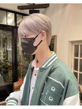 ベル 新宿(Belle) 【お客様ヘア】大人気!シースルーマッシュ&ホワイトベージュ