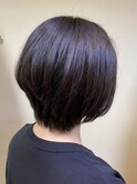 《直方／カット》ショートボブ
