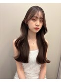 【柿本真優】本格韓国ヘア/顔まわりカット
