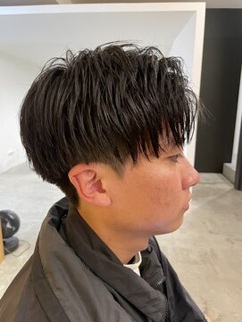 ニアウ 伊勢崎連取店(Niau) メンズマッシュツイストスパイラルパーマ