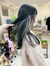 イヤリングカラー＋ケアフルカラー＋選べるトリートメント　￥11500