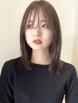 ガーデン ムサシコスギ(GARDEN MUSASHIKOSUGI)&nbsp;おろしても可愛い伸ばし中の前髪 ハッシュカット 似合わせカット