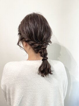 ゼスト 中野店(ZEST) 【ZEST中野/KOTOMI】編み下ろし/ヘアアレンジ/ミディアム