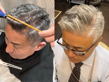 オムヘアーツー (HOMME HAIR 2)の写真/セットが楽になるコテ巻きパーマ♪ボリュームもしっかり出るから、毛量の少ない方・直毛の方にオススメ◎