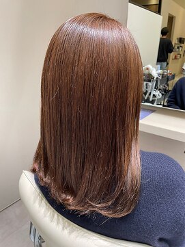 コルソ バイ ケーツー(CORSO by k-two) 透明感カラー/テラコッタブラウン/セミロング