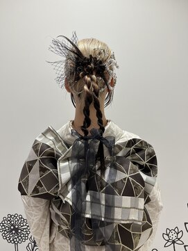 ヴァイス 新宿店(VAICE) 成人式ヘア カチモリアレンジ