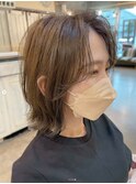 セミディ/レイヤーカット/外ハネボブ/大人ガーリー/大人可愛い