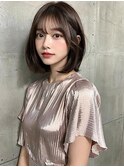 大人可愛い小顔前下がりボブ×ナチュラルボブ×ミニボブ20代30代