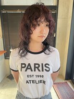 メゾンアミリ(Maison AmiLi)&nbsp;デザインカラー/オリーブベージュ/ウエットヘア【千葉／パーマ】