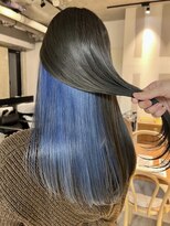 エインアンリー 明治神宮前(AIN.ANLY.)&nbsp;◯アクセントカラーインナーカラーブルーアンブレカラー大人女子