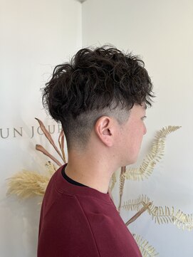 アンジュール メンズパーマ