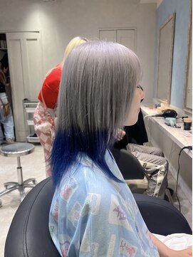 アソビセカンド 原宿(ASOBI 2nd) ダブルカラー/韓国/ブリーチ/ハイトーンカラー/ツートーンカラー