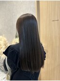 ワンカールロング×透明感グレージュ【天神/大名/薬院大通り】