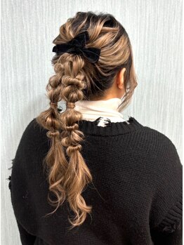 エルディ 大宮(eldy)の写真/《巻きおろし￥1800/ヘアセット￥3000》結婚式にお呼ばれ、そんな大切な日の準備はお任せください*[大宮駅]