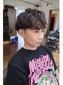 マッシュ ツイストパーマ
