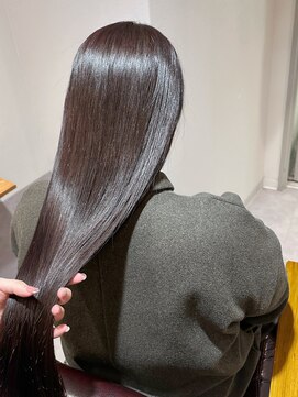 アントワープトーキョー(antwerp TOKYO) 40代50代レッドブラウン髪質改善酸性ストレート白髪染め