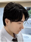 波巻きスパイラルパーマツイストスパイラルパーマメンズマッシュ