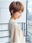 30代40代50代絶壁解消ひし形小顔前下がりショートボブ【ERIKA】