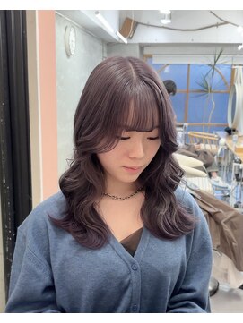 プネル(punel) ラベンダーグレージュ/ケアブリーチ/原宿