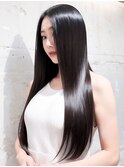 レイヤーボブハイライトブリーチレイヤーハイトーングレージュ