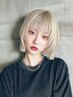 【☆人気No.1】ケアブリーチ＋カラー＋高濃度ケラチントリートメント　￥16850