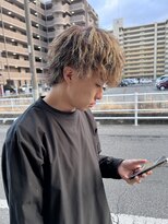 髪屋 紬 波巻きパーマ