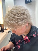 アリープパロット(ALEAP parrot)&nbsp;メンズカット/ブリーチカラー/ホワイトアッシュ