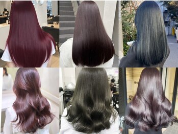 ASOBI表参道ダブルカラー/ブリーチなしダブルカラー/インナーカラー/カラー【アソビ】