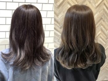 オルファ 我孫子店(OLFA)の写真/プチプラでも艶感×透明感カラーが叶う◎[我孫子/ヘッドスパ/白髪染め/髪質改善/縮毛矯正/MEN'S/学割U24]