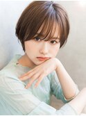 【ショートボブ】小顔見せ×上品スタイル