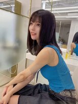 コア銀座メゾン(COA GINZA Maison)&nbsp;髪質改善レイヤーカット前髪カット顔周りレイヤー暗めカラー銀座