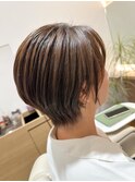 柏の葉美容室/40代ショート/髪質改善