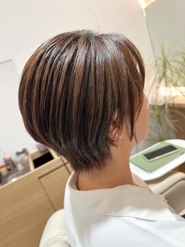 イデア 柏の葉コイルリンクガレージ店(IDEA) 柏の葉美容室/40代ショート/髪質改善