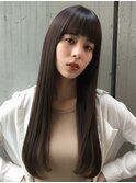 髪質改善×小顔×20代30代×ストレート×ダブルカラー×池袋