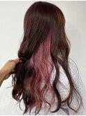 ♪桜ピンクインナーカラー♪