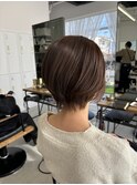 大人の丸みショートレイヤーボブ◎