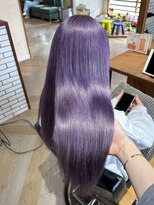 ラフ バイ マグ 南松本(R.A.F. by Mag) 春カラーブルベカラーラベンダーカラーケアブリーチ透明感カラー