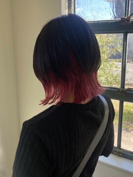 ニュイ 茨木店(nui +) 着物ヘア/大人ガーリー/ダークアッシュ/似合わせカット/茨木