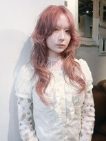 ブロック ジャポン(bloc japon)&nbsp;くすみピンクベージュ レイヤーカット 顔周りカット/奈良伶華