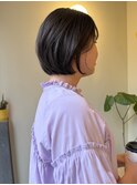 〈浅草 半個室〉コロンとショートボブ