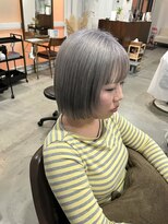 アオゾラヘアーカミノウラ(AOZORA HAIR kaminoura) シルバー/グレー/ハイトーン