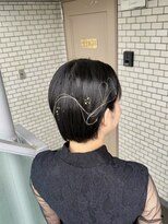ソノ(sono) ショートヘアセット 水引アレンジ 金箔ヘア 参列ヘア 着物ヘア