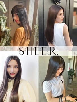 髪質改善SHEER.福岡天神店【7月31日　NEWOPEN（予定）】 髪質改善×縮毛矯正×酸性ストレート【天神,福岡天神美容室】