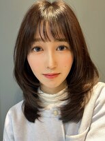 ボヌールウメダ(Bonheur UMEDA)&nbsp;［梅田stylist芹原］ぴょな風ミディアムレイヤー