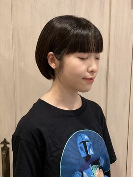 ヘアーリゾートガーデン 南林間店(Hair Resort Garden) サイドバンクが可愛い丸みボブ