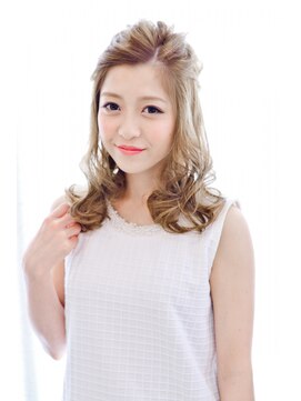 スノッブリコ(snob rico) 【snob rico】ハーフアップフラワーアレンジ