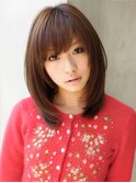 《AFLOATディル裕二朗》小顔デザイン　ナチュラルミディアムヘア