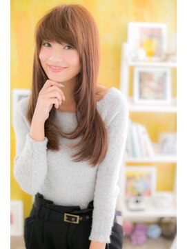 ミック 日暮里店(miq) 厚めバングの《大人ドーリーロング》