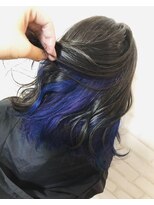 ヘアーアンドラッシュ ジーナ(Hair&Lash Jiina) インナーブルーパープル