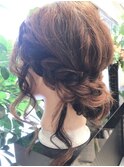 ダウンスタイル×ヘアセット